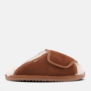NEW LAMO women's apma slide wrap slippers in chestnut